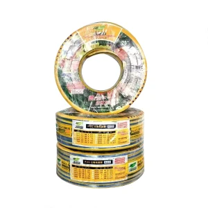 PVC fiber reinforced hose (lemon yellow) new three-component adhesive